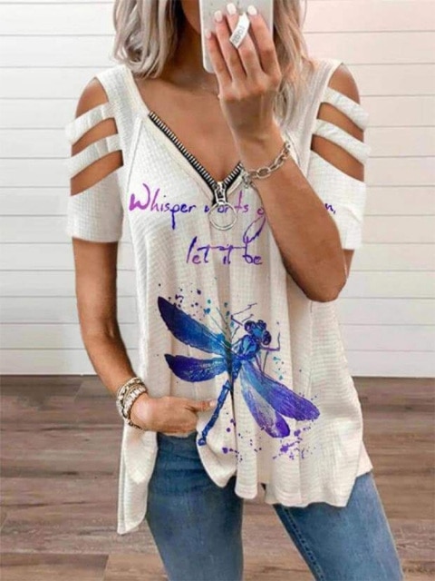 Women-s-T-Shirt-2021-Summer-Fashion-Print-Floral-V-Neck-Zipper-Tshirt-Hollow-Pullover-Casual.jpg_640x640.jpg